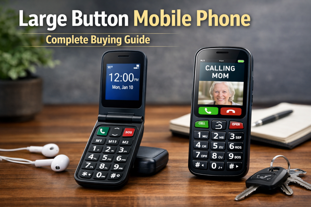 Large Button Mobile Phone Guide for Seniors & Easy Use (2026)