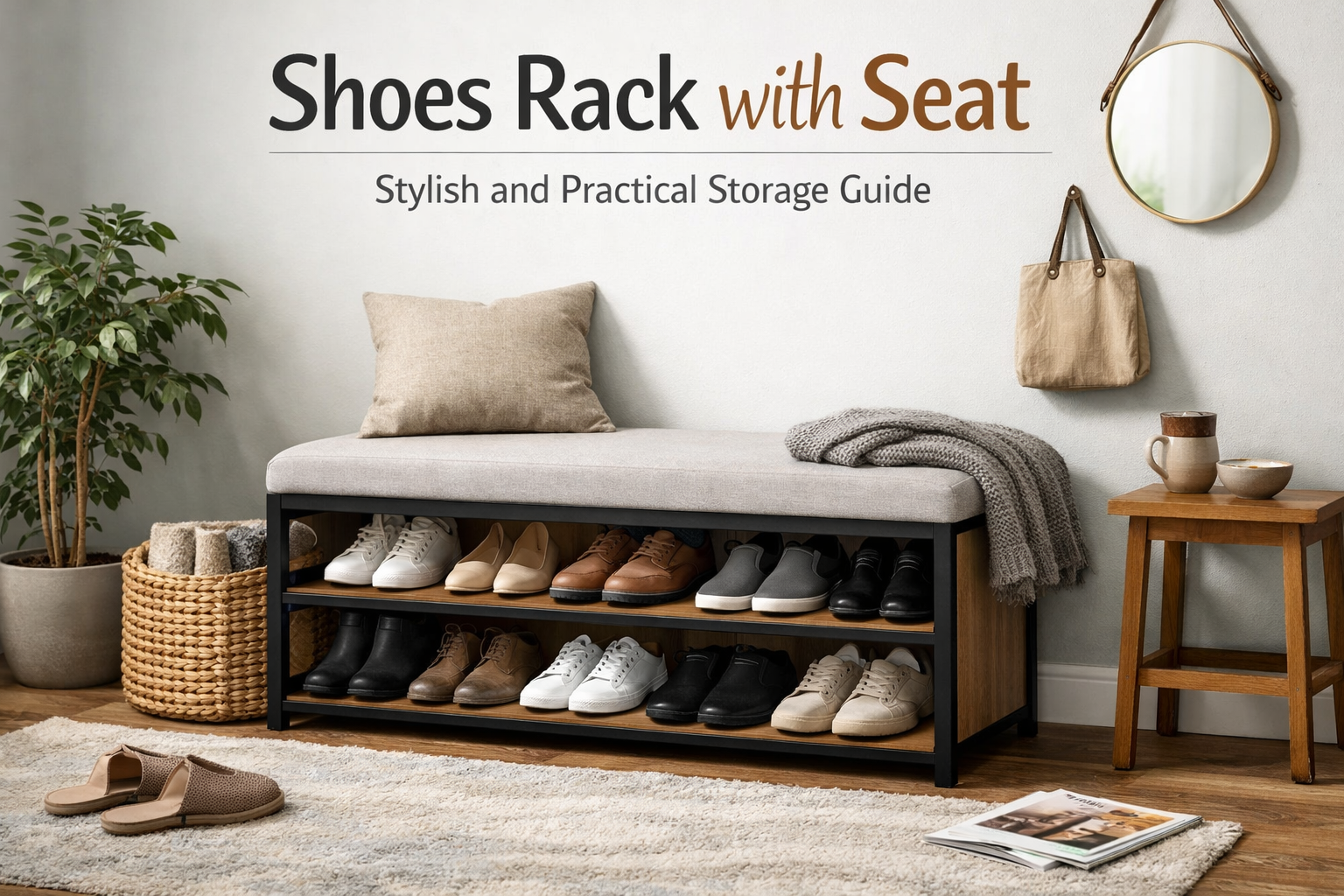Shoes Rack with Seat Stylish and Practical Storage Guide